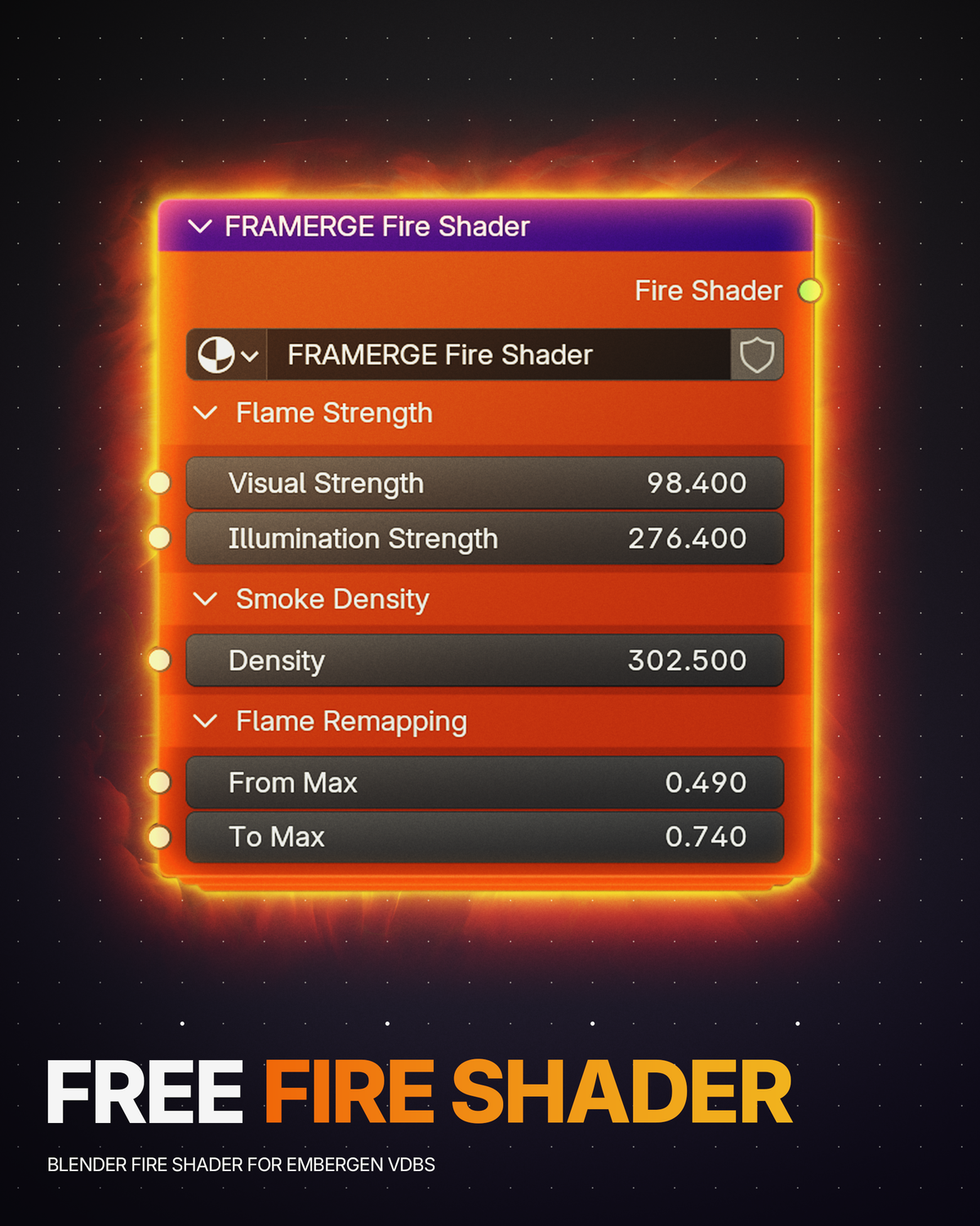 Free VDB Fire Shader | Blender